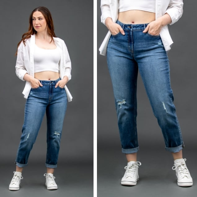 The Girlfriend Jeans - "Unbreakable Comfort, Undeniable Style"
